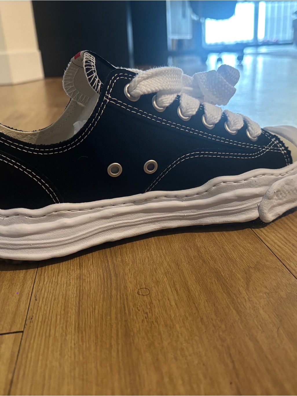 Maison Mihara Yasuhiro Kids Sneakers With White Trim